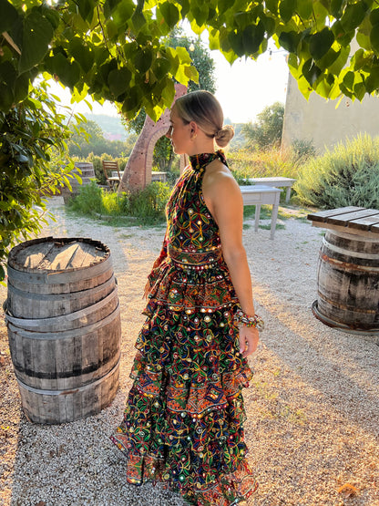 Frida Maxi Mirror Skirt