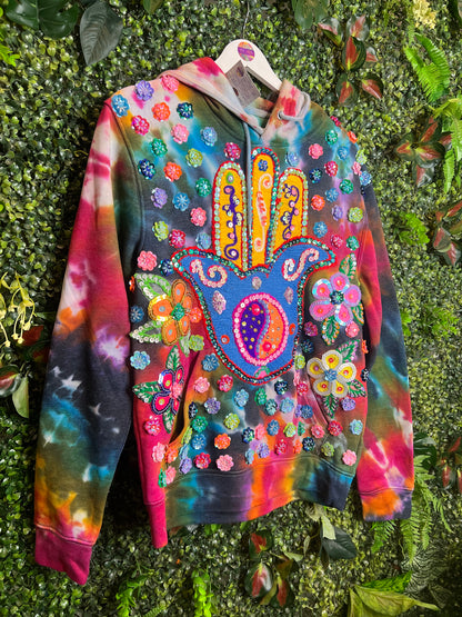 Gypsy Soul Tie Dye Hoodie - Medium - 30