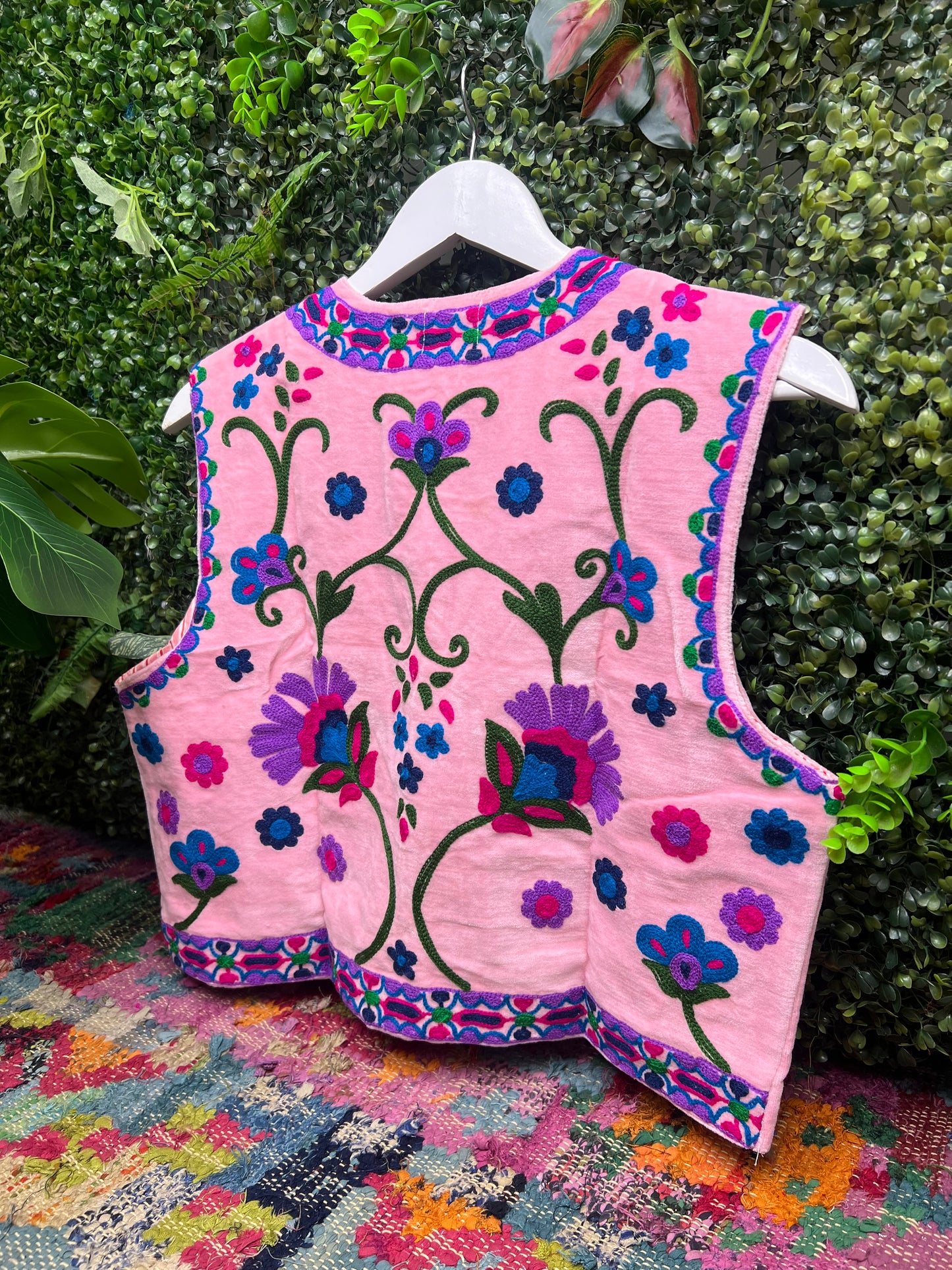 Velvet Flower Waistcoat