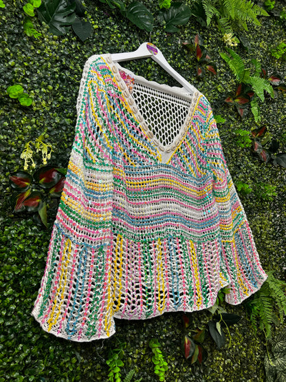 Crochet Sequin Top with shells