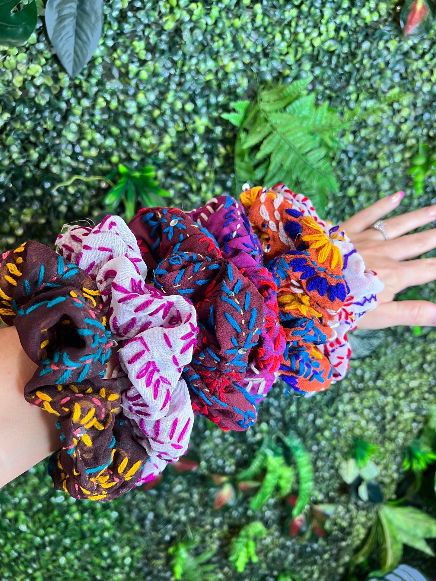 Phulkari Scrunchie Multi