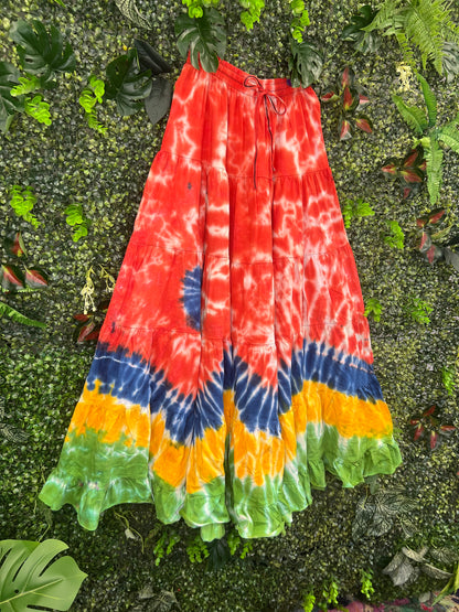 Tie Dye Ibiza Skirts - 36