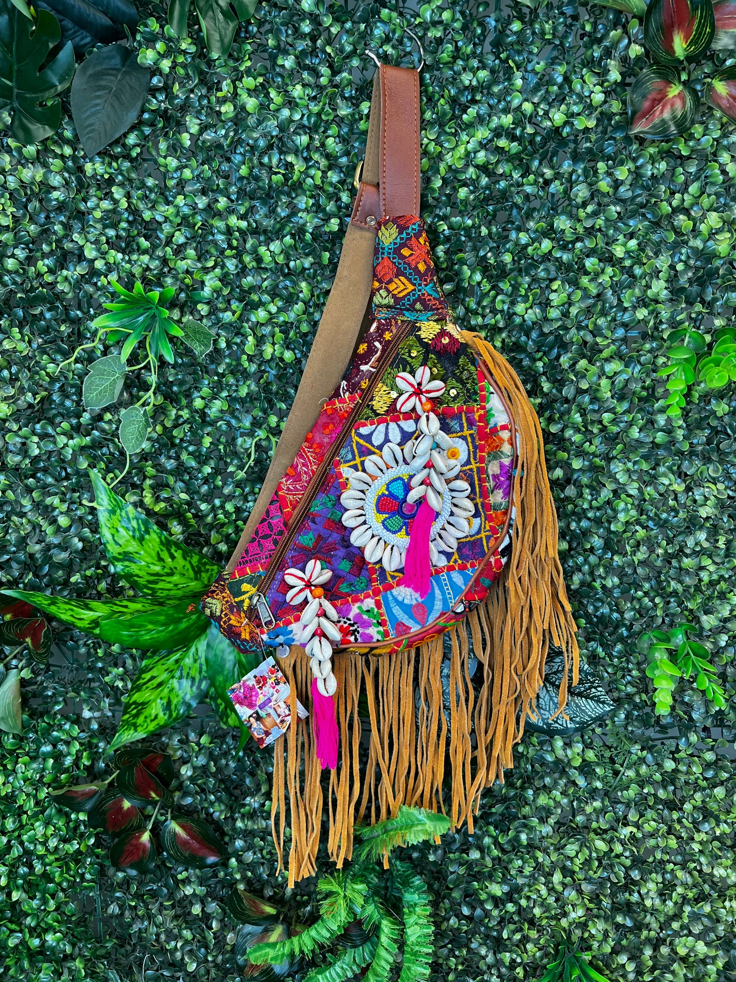 Boho Tan Bumbag - 1