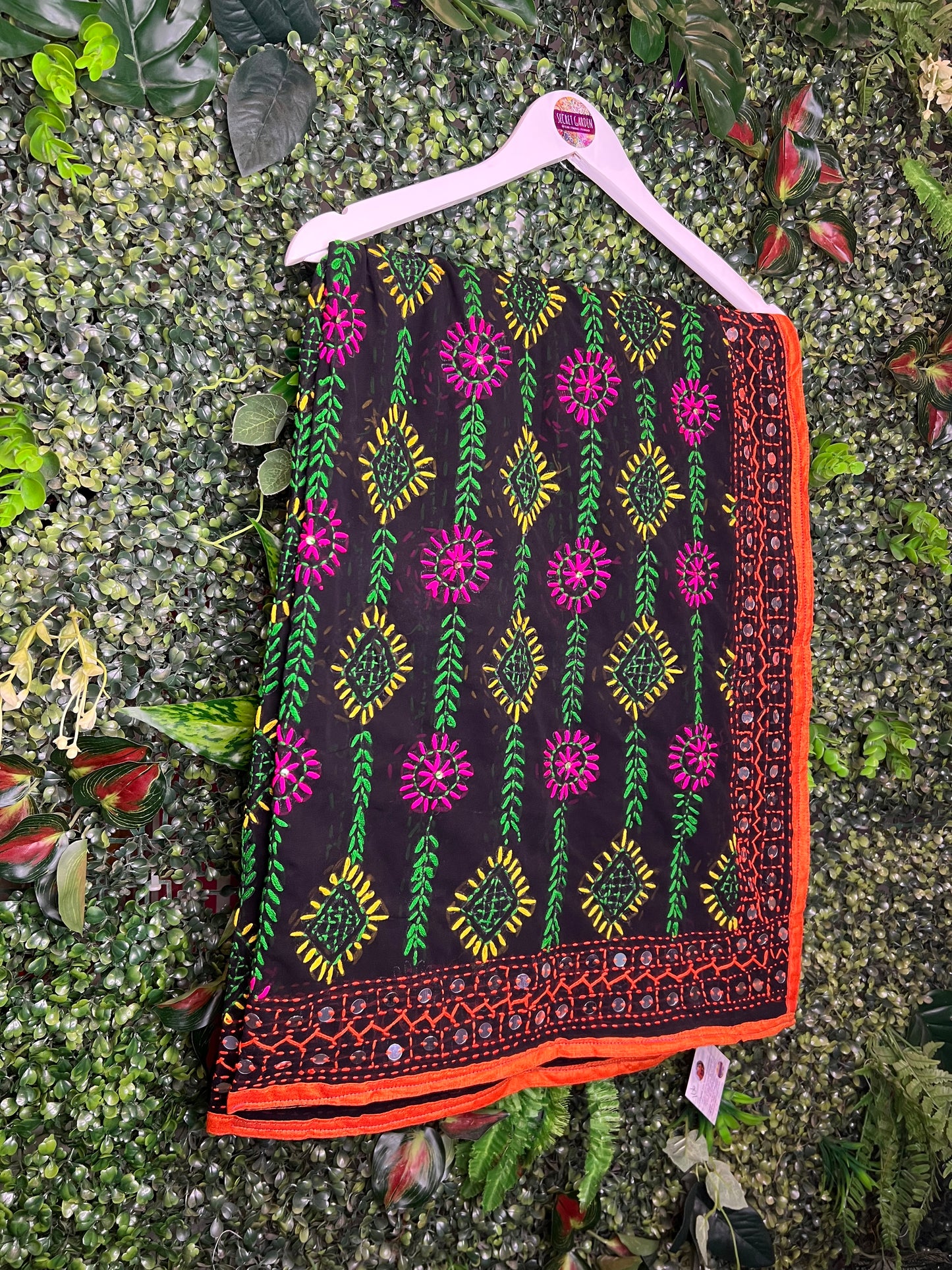 Phulkari Wool Scarf - 106