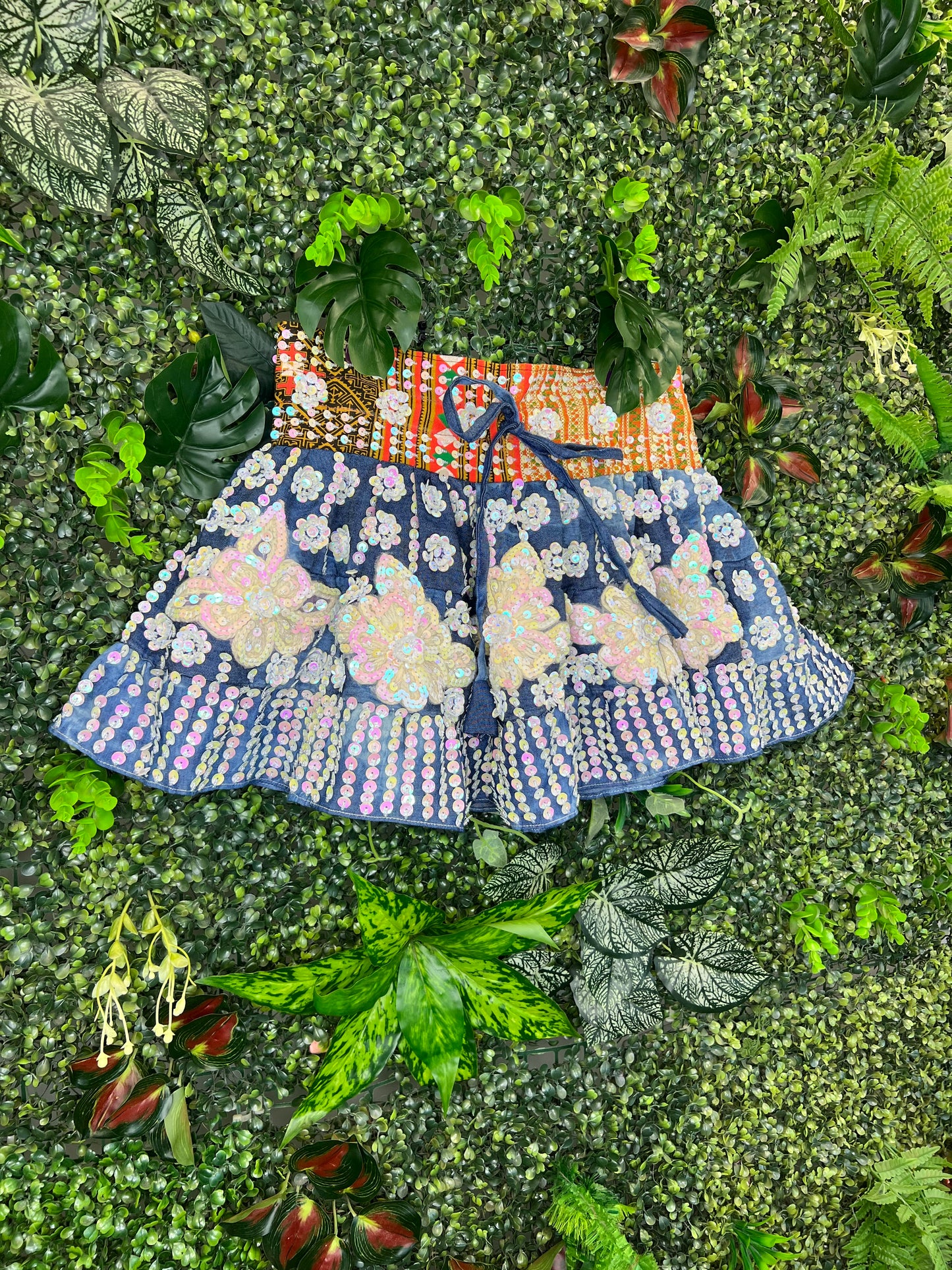 Gypsy Soul Mini Blue Skirt - 2