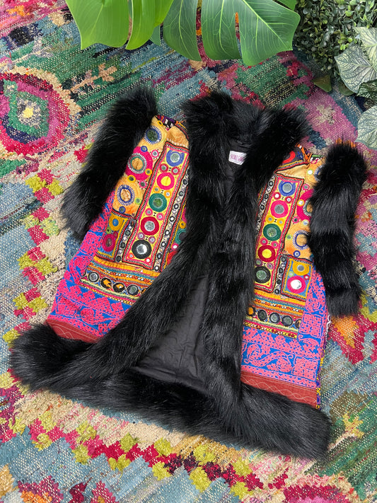 Faux Fur Gilet 2 - UK Size 6-10