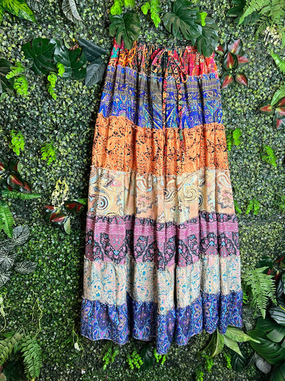 Patchwork Maxi Skirt - 18