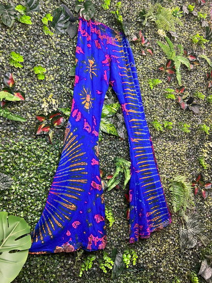 Tie Dye Flare - Dark Blue 1