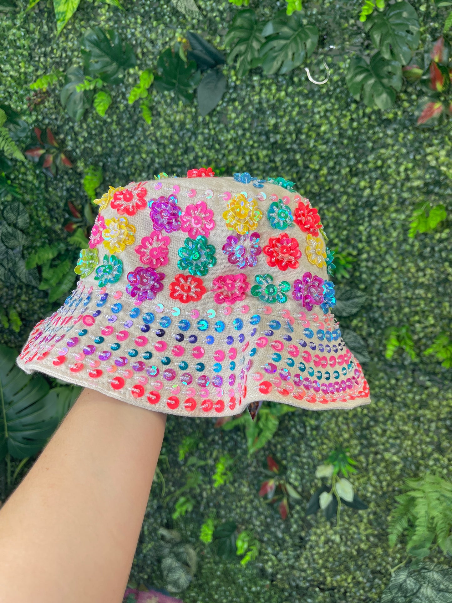 Sequin Bucket Hat - 54