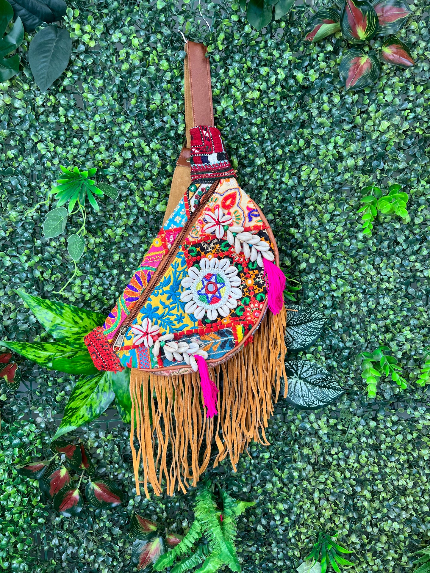 Boho Tan Bumbag - 4