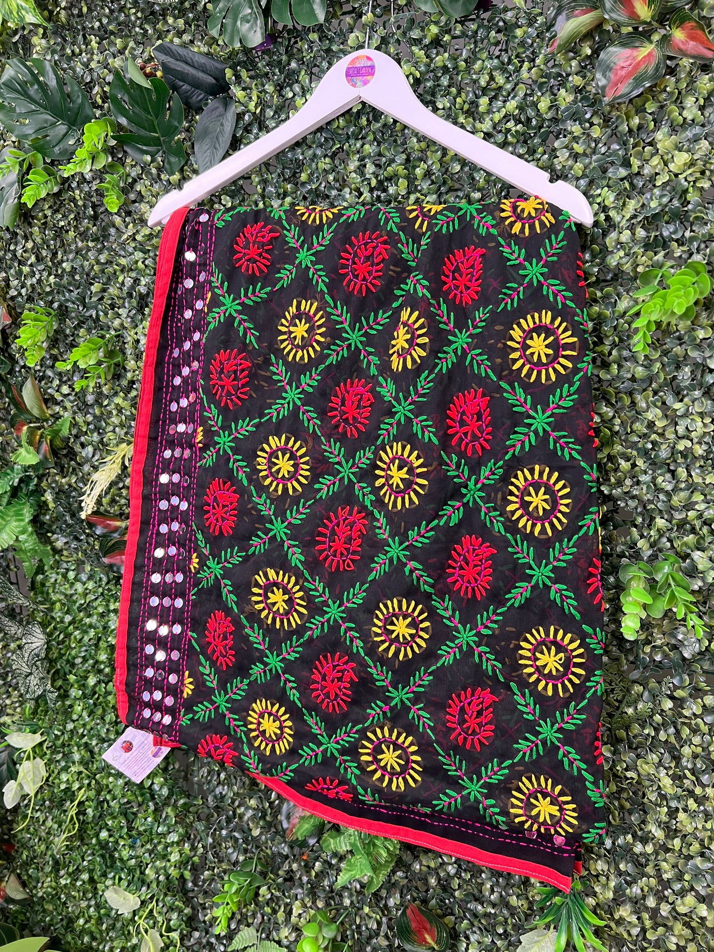 Phulkari Wool Scarf - 125