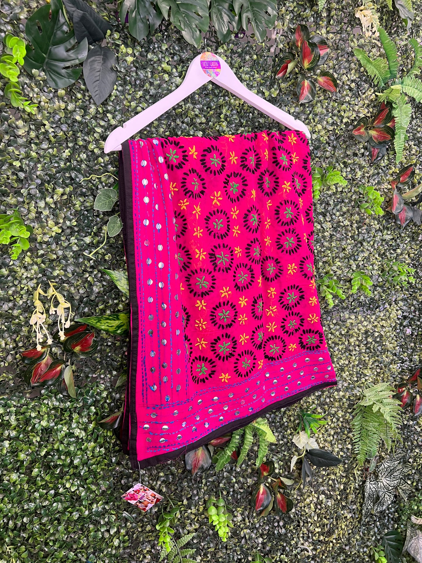 Phulkari Wool Scarf - 17