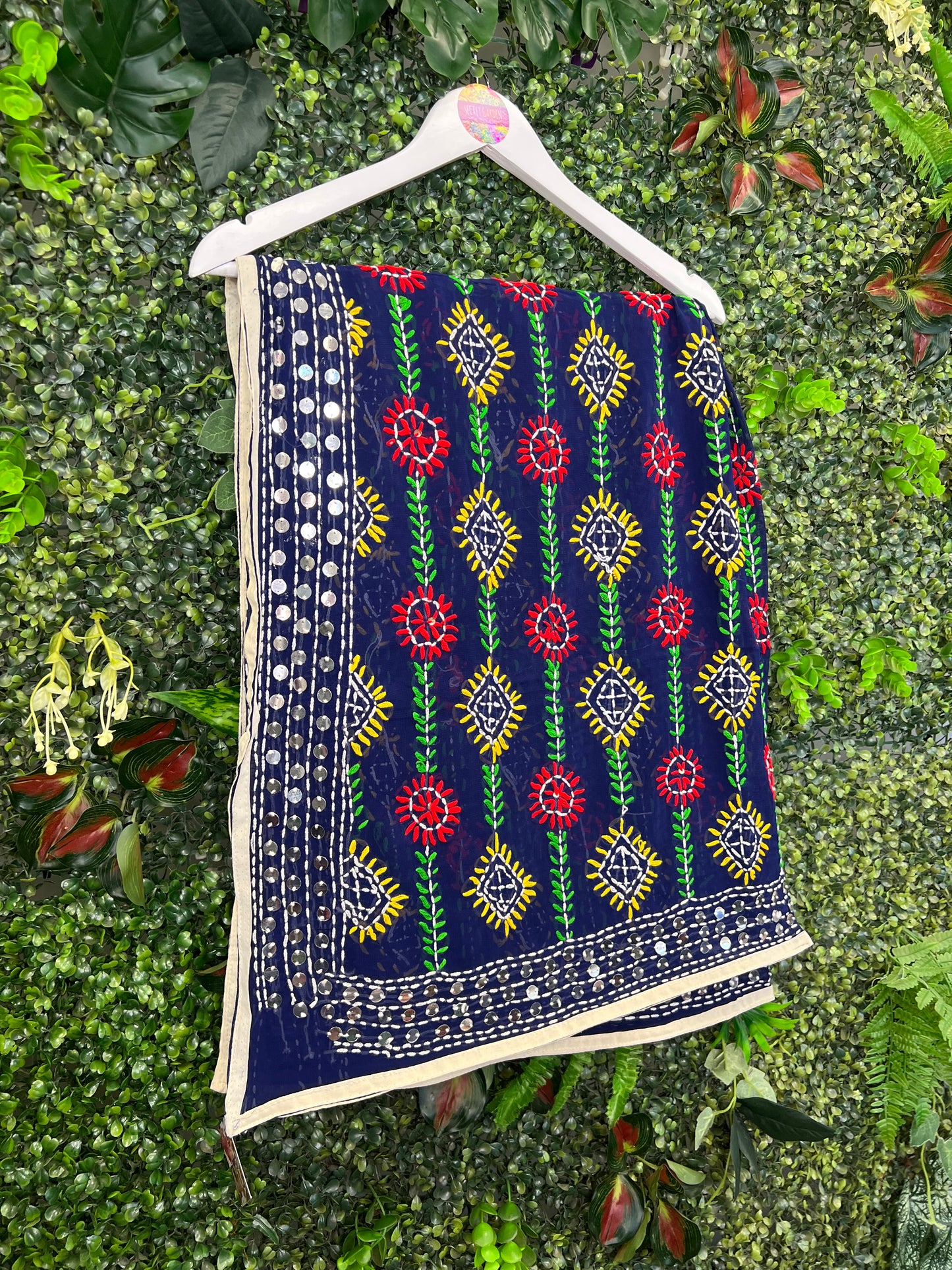 Phulkari Wool Scarf - 8