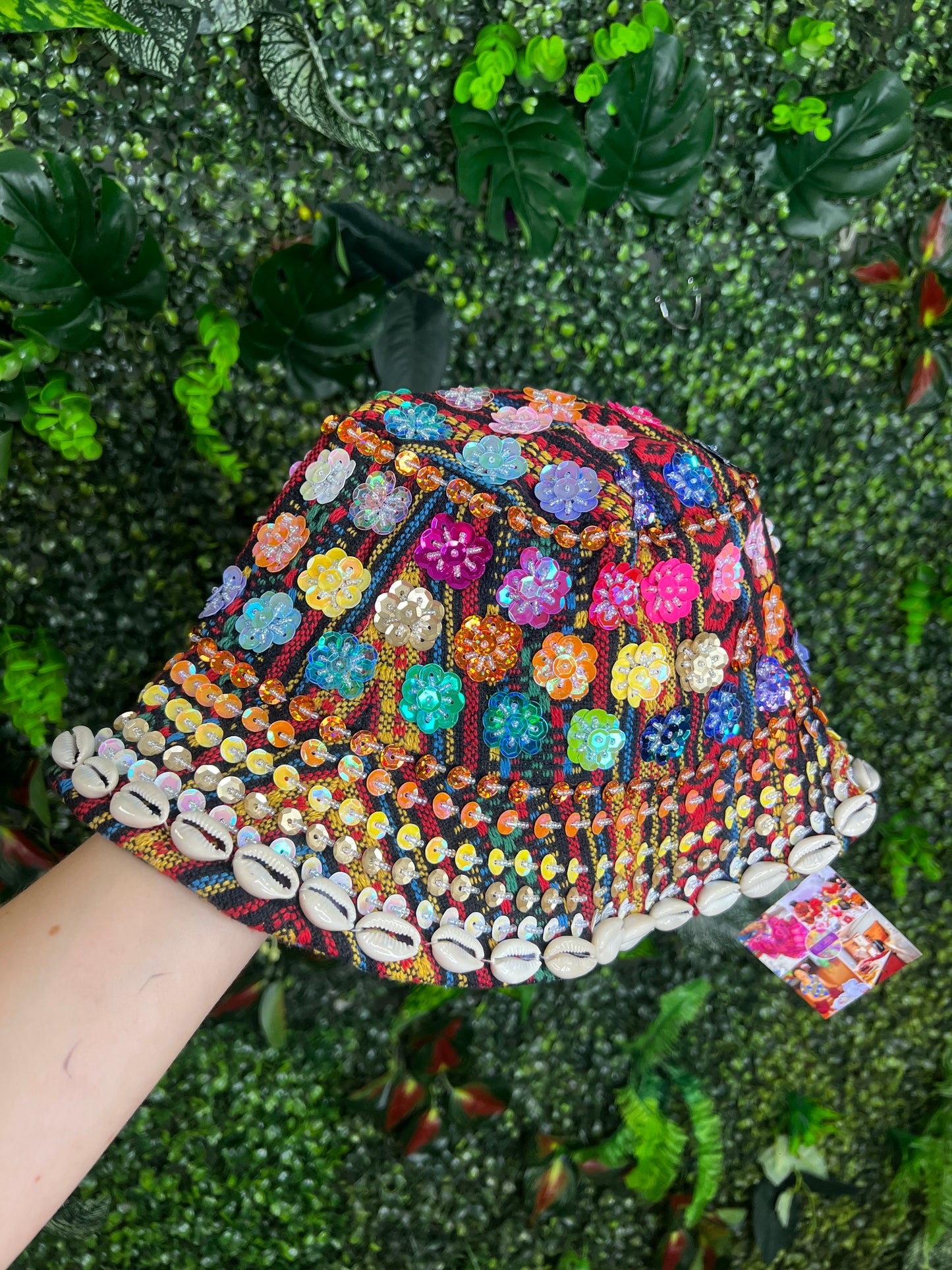 Sequin Bucket Hat 28