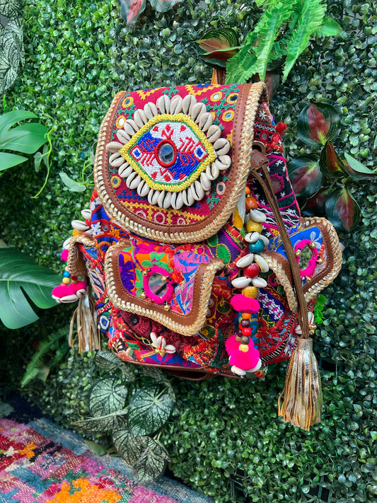 Boho Backpack Gold - 3