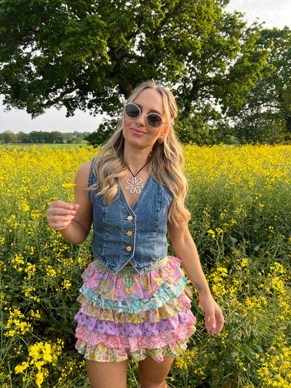 Frida Mini Skirt in Pastel