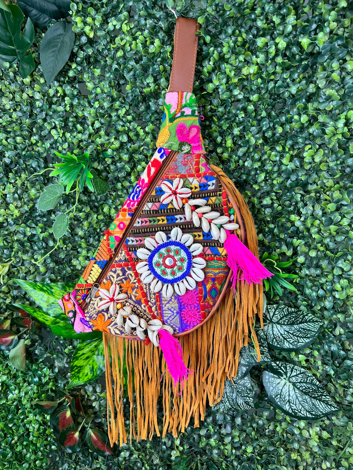 Boho Tan Bumbag - 13