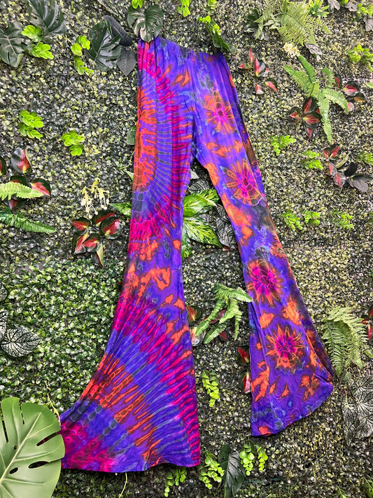 Tie Dye Flare - Purple 1