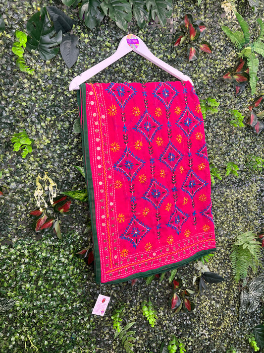 Phulkari Wool Scarf - 18