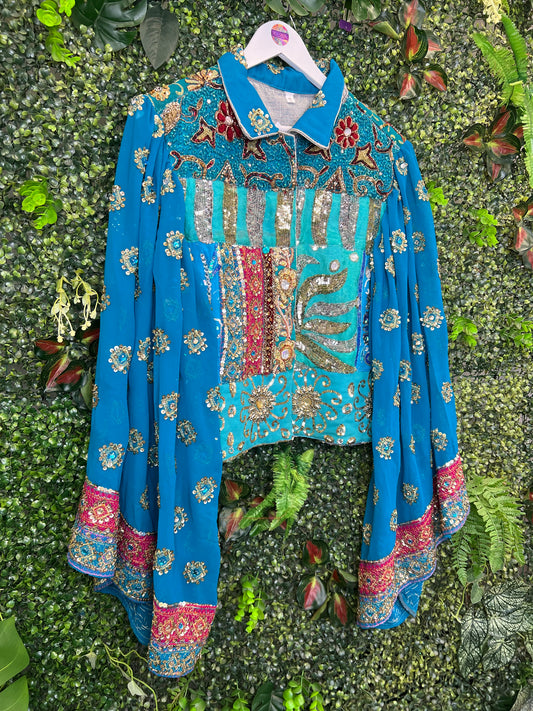 The Stevie Jacket - Blue Style 2 UK SIZE 6-10