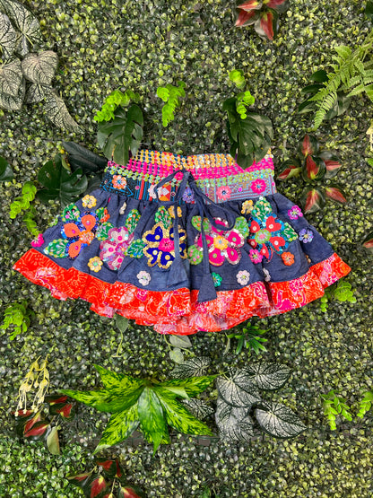 Gypsy Soul Mini Blue Skirt - 6