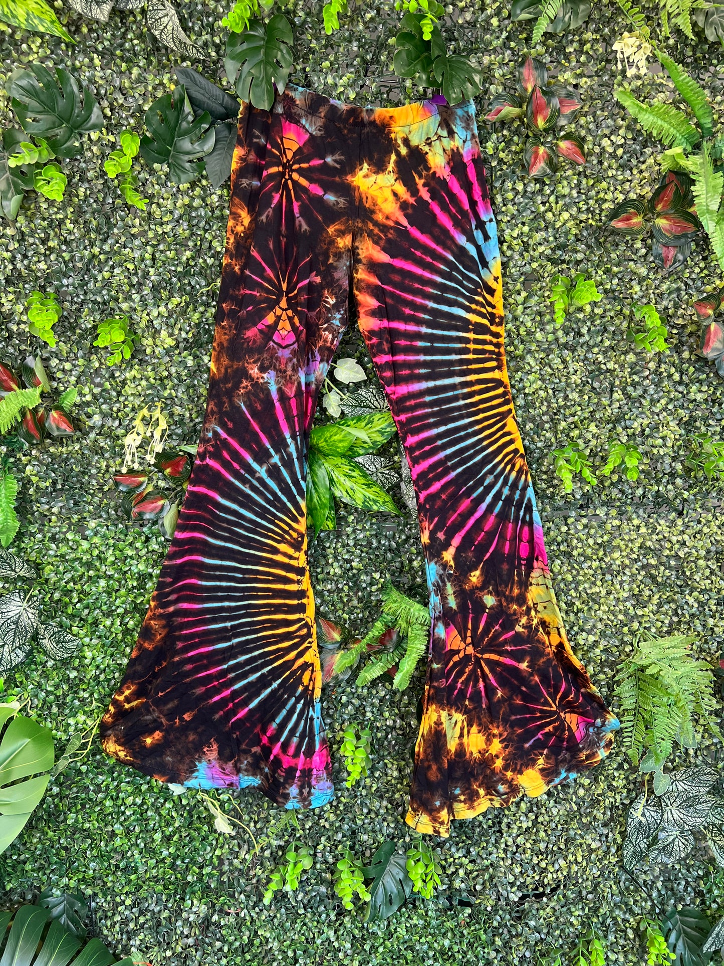 Tie Dye Flare - Black Multi 4