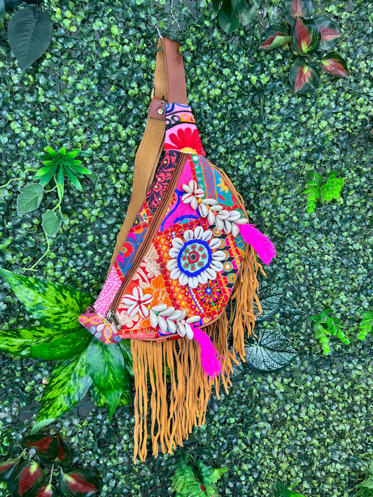 Boho Tan Bumbag - 10