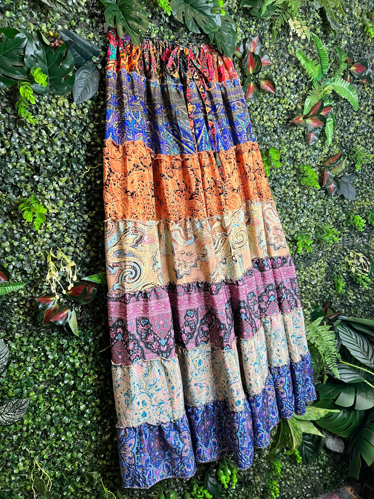 Patchwork Maxi Skirt - 18