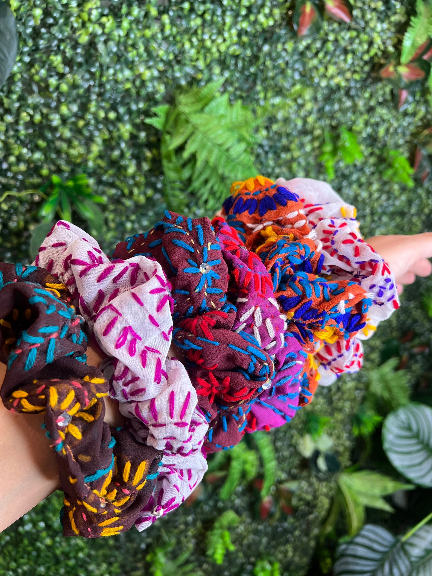 Phulkari Scrunchie Multi