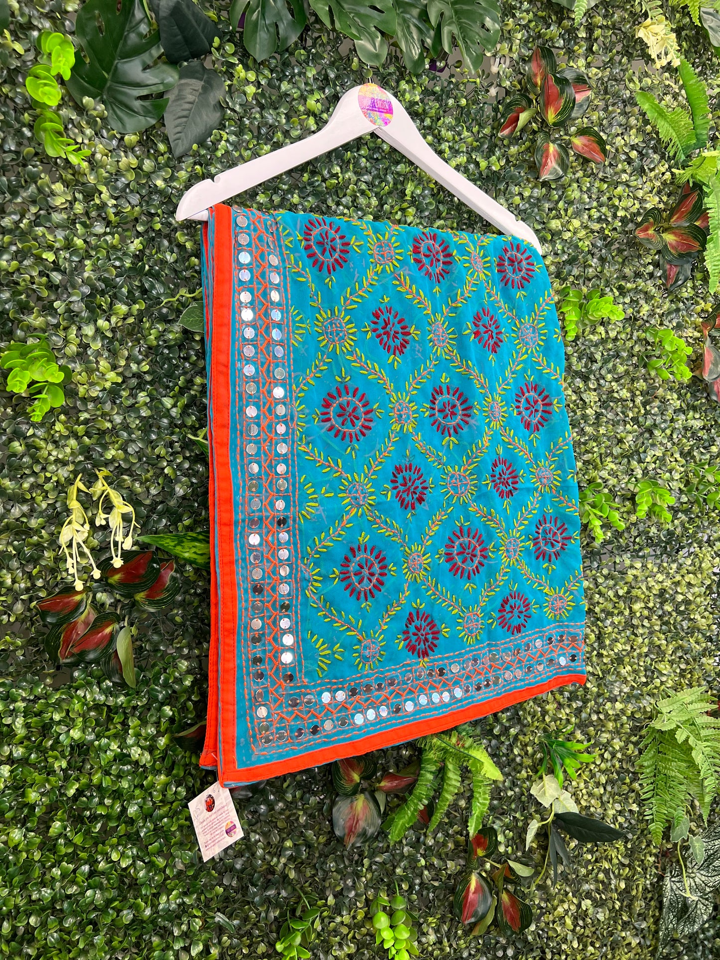 Phulkari Wool Scarf - 6