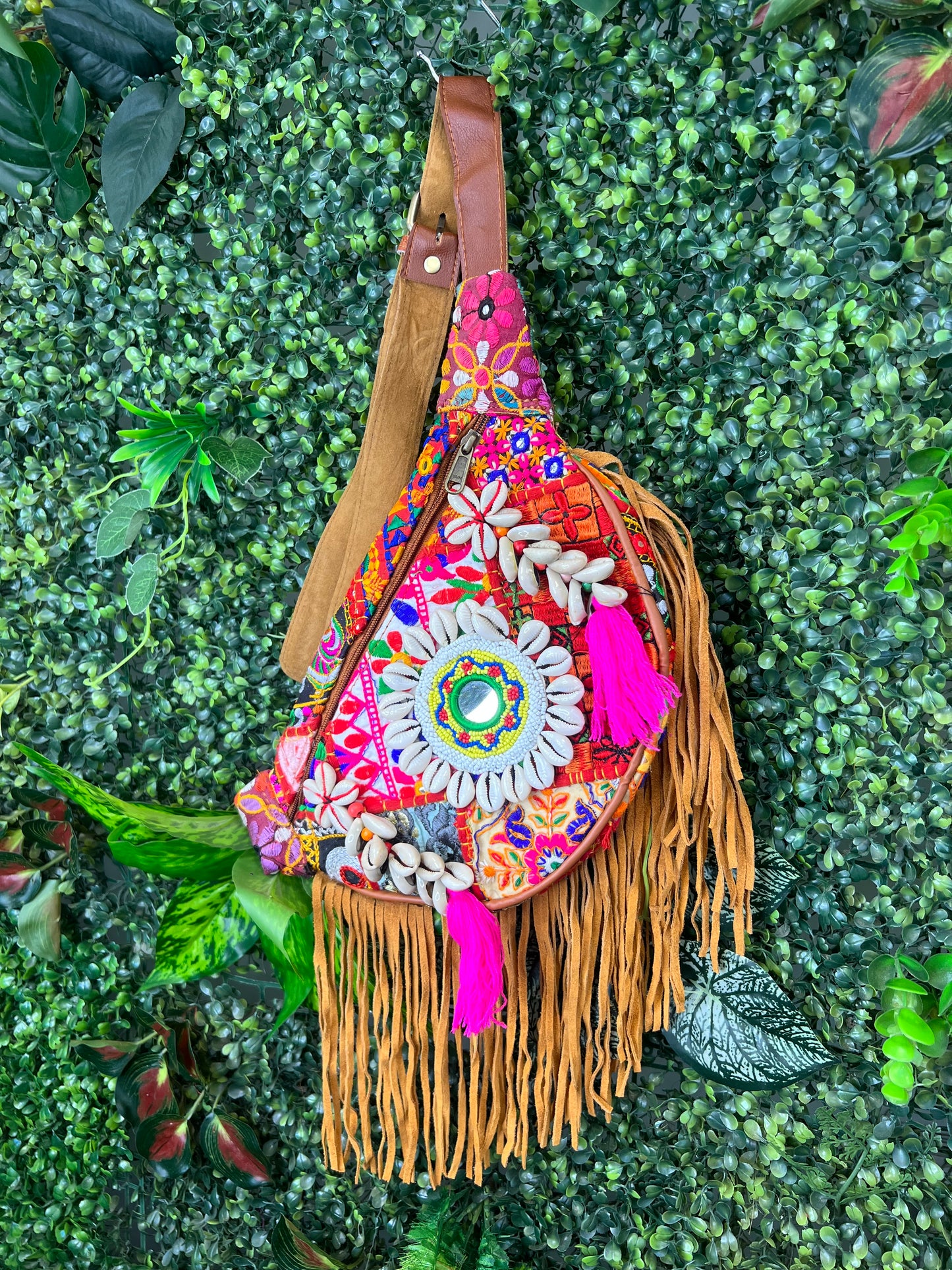 Boho Tan Bumbag - 8