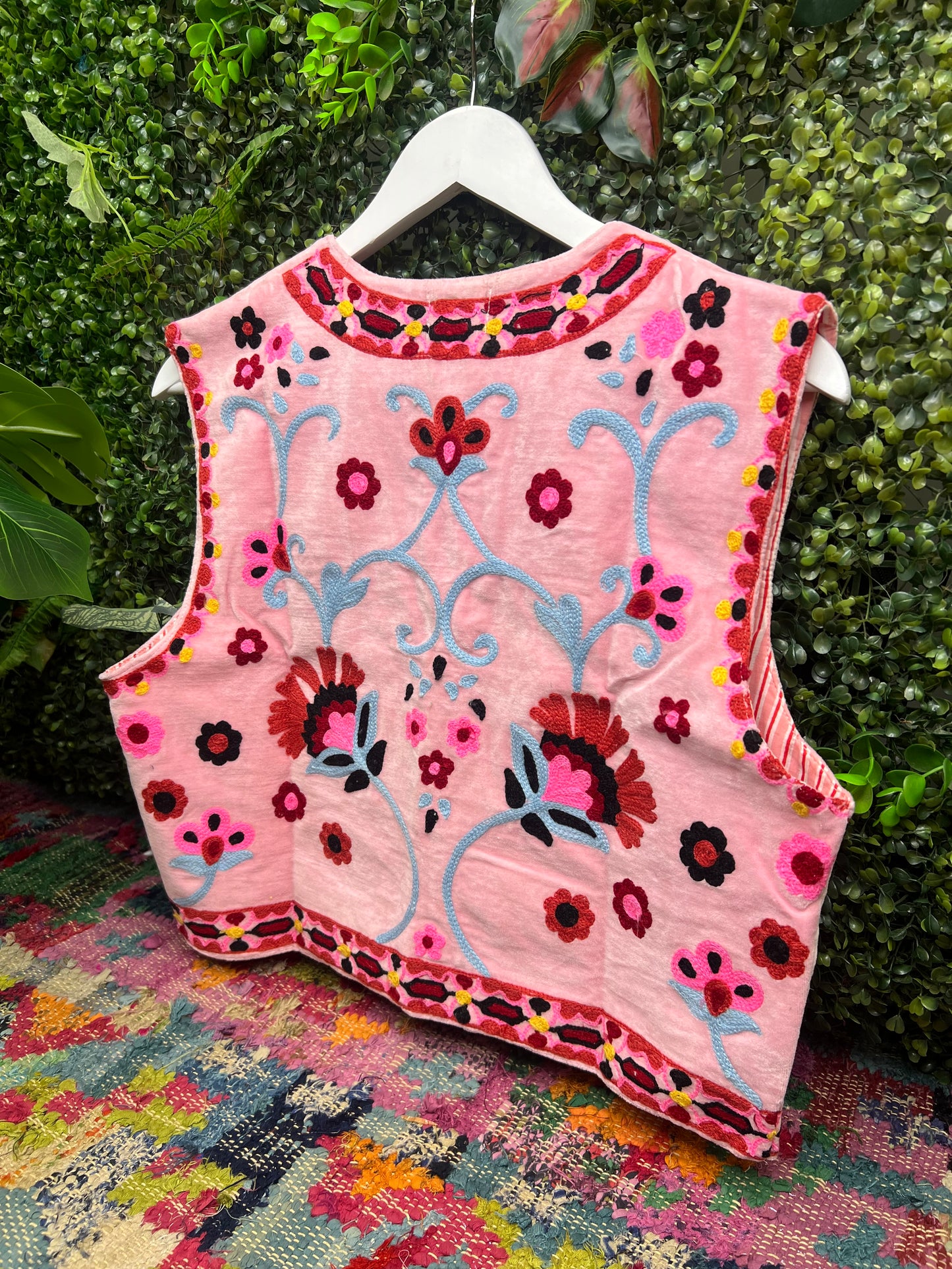 Velvet Flower Waistcoat