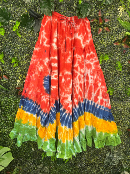 Tie Dye Ibiza Skirts - 36