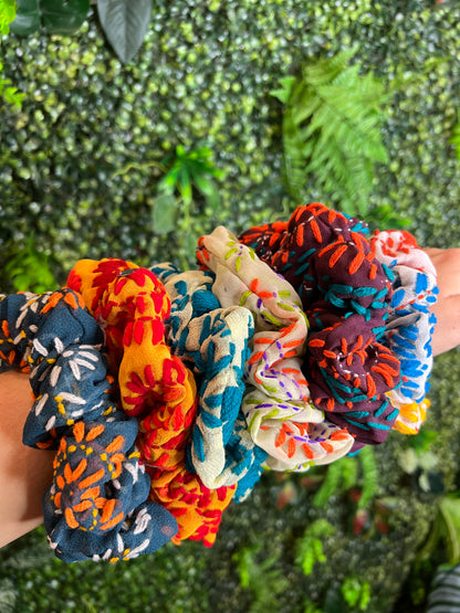 Phulkari Scrunchie Multi