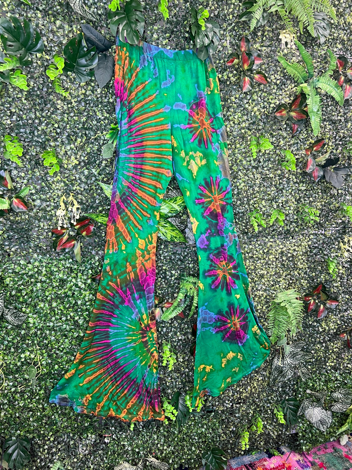 Tie Dye Flare - Green 4