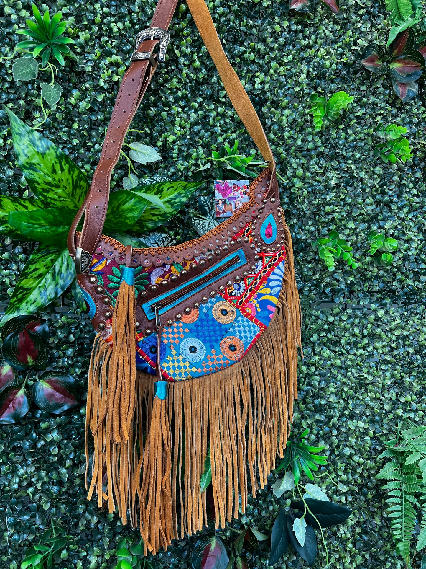 Boho Tan Saddle Fringe Bag - 12 – Secret Garden Official