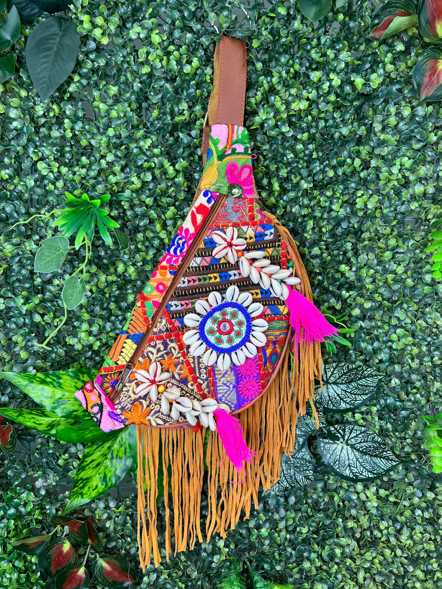 Boho Tan Bumbag - 13