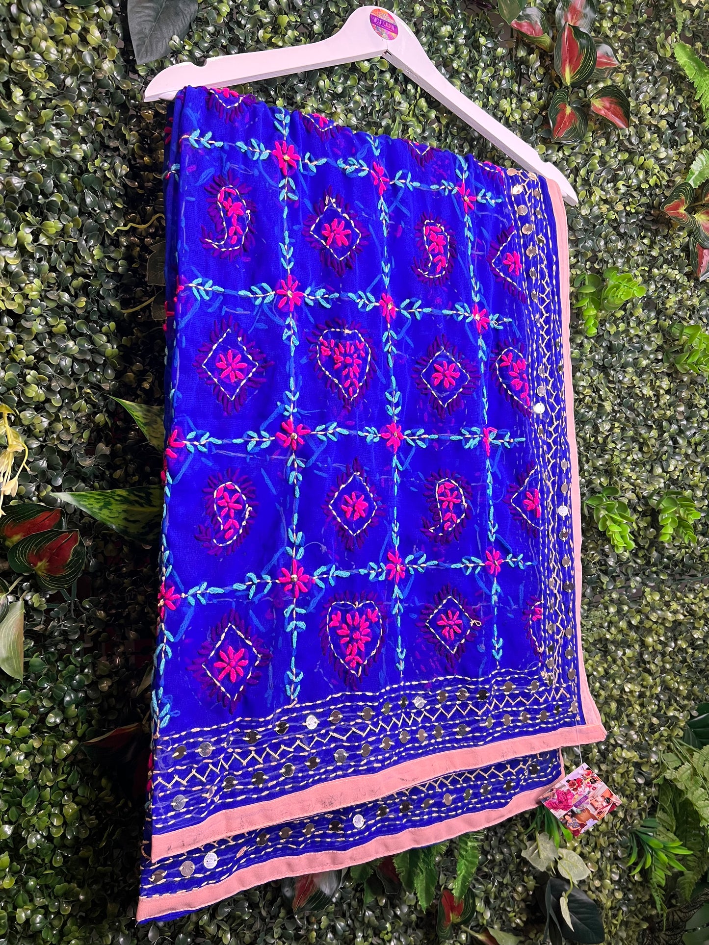 Phulkari Wool Scarf - 2