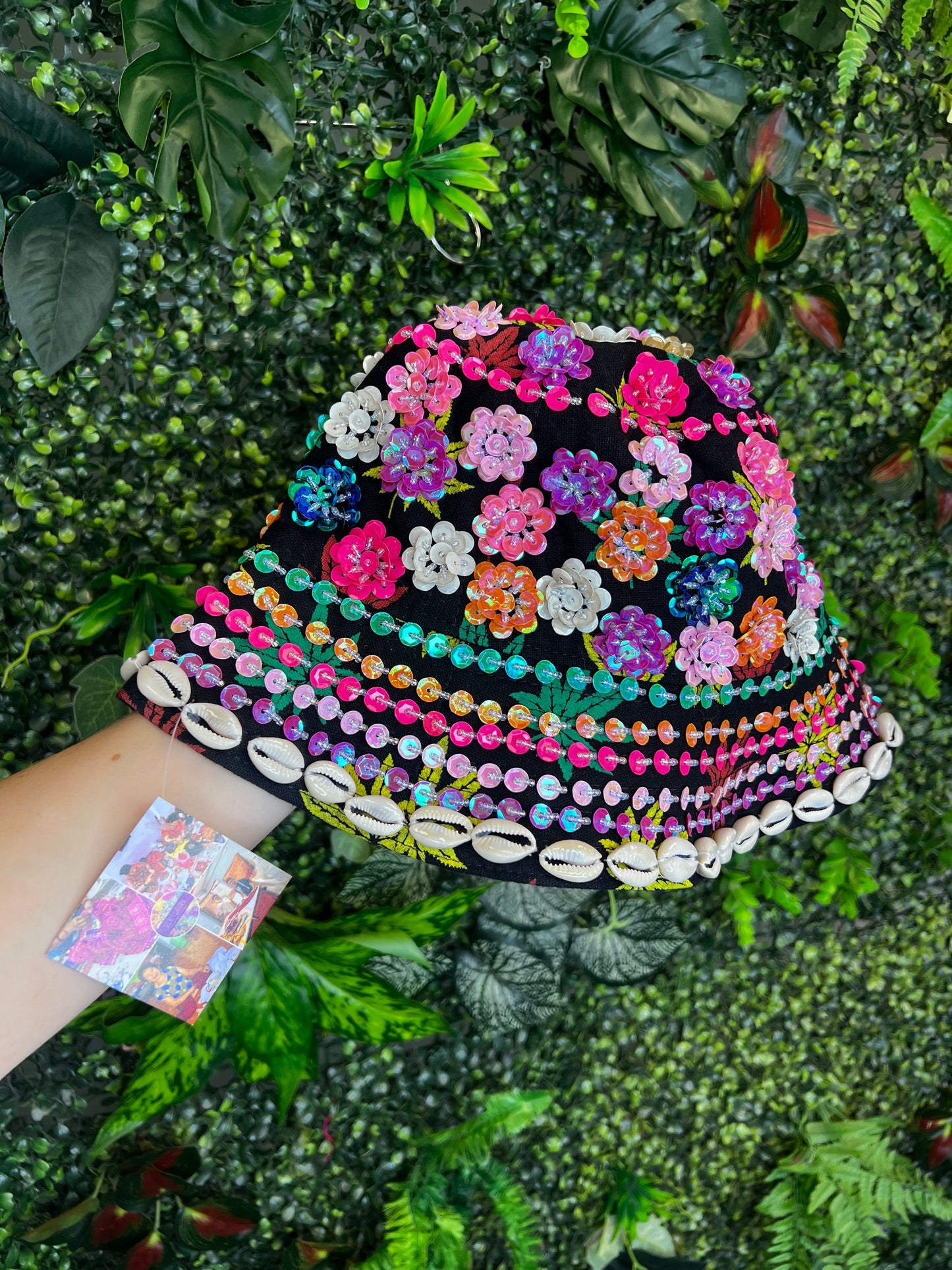 Sequin Bucket Hat 45