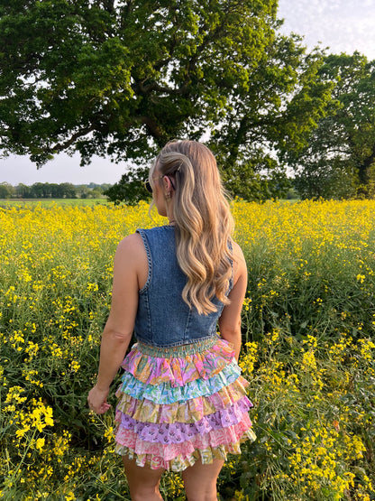 Frida Mini Skirt in Pastel