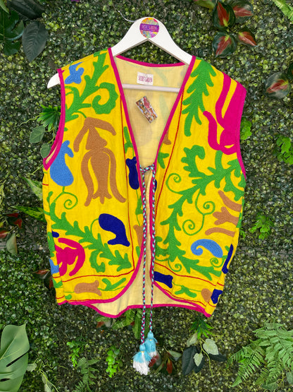 Vintage Suzani Waistcoat