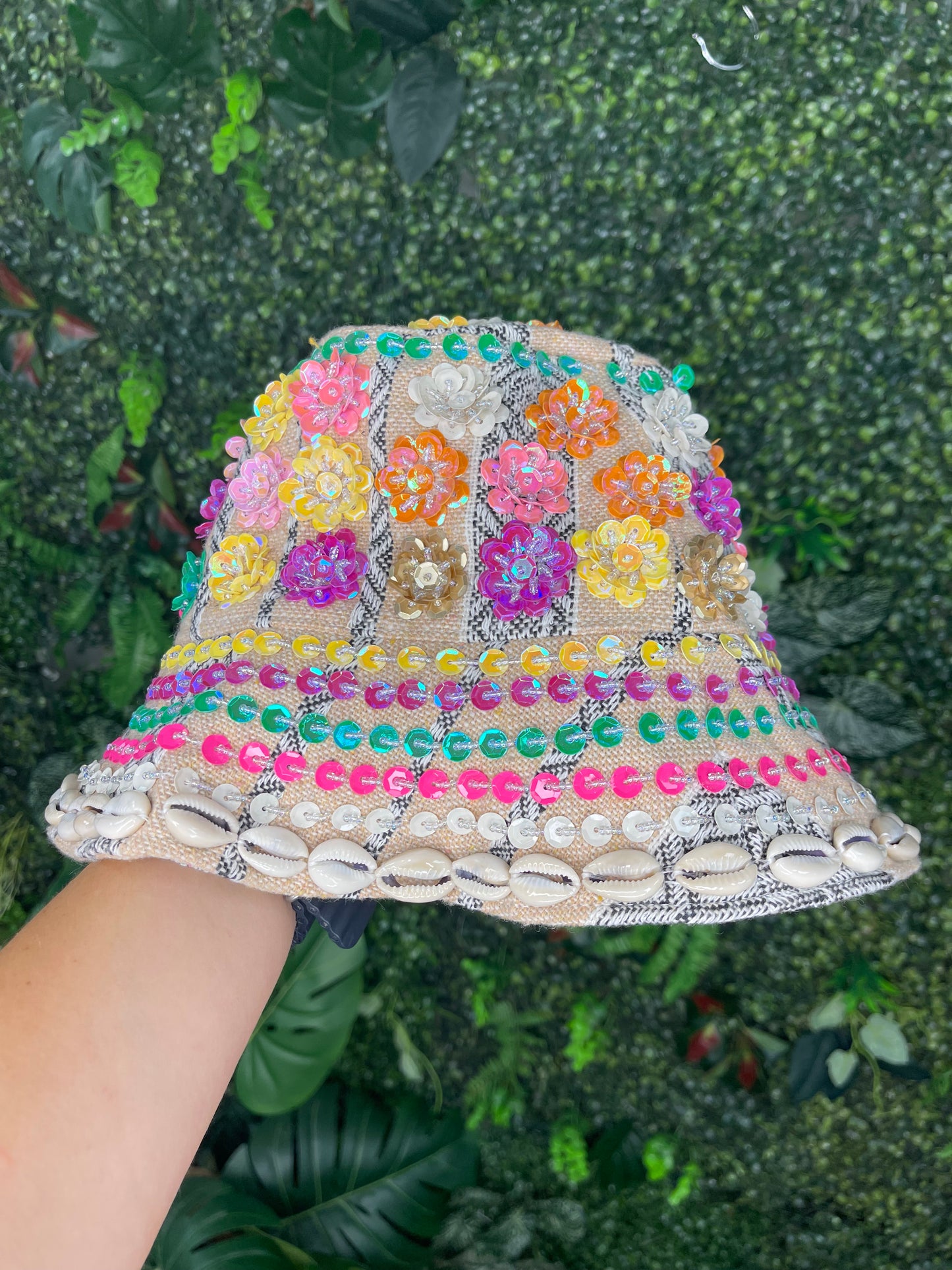 Sequin Bucket Hat 8