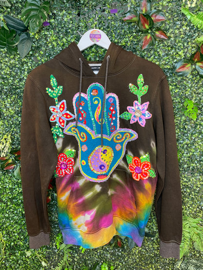 Gypsy Soul Tie Dye Hoodie - Medium - 2