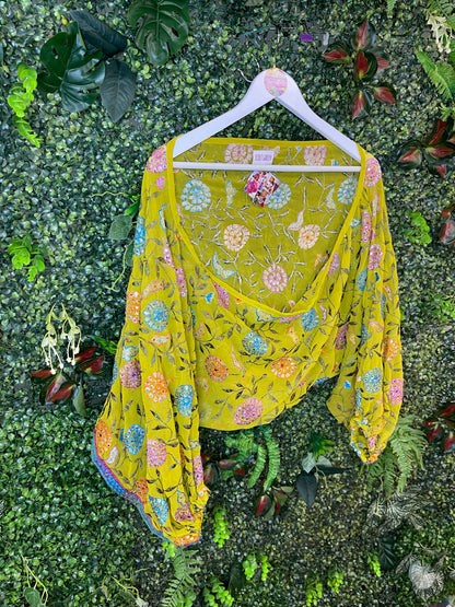 Bolero Jacket in yellow