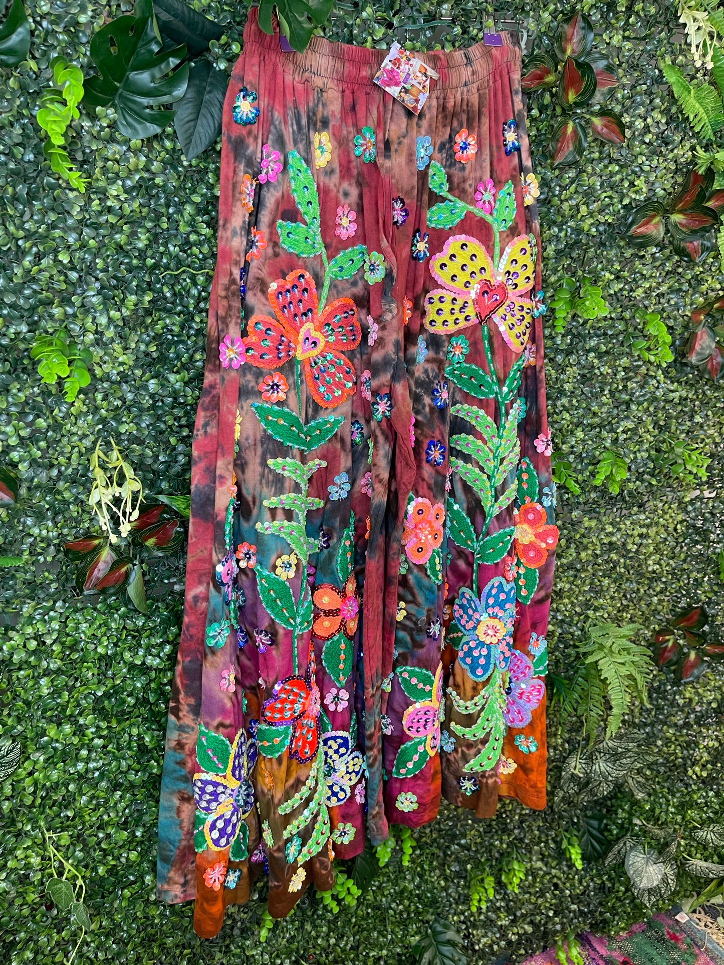 Gypsy Soul Tie Dye Flares - Multicoloured