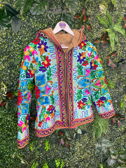 The Rio Flower Fleece Blue - Size 6-10 - 1