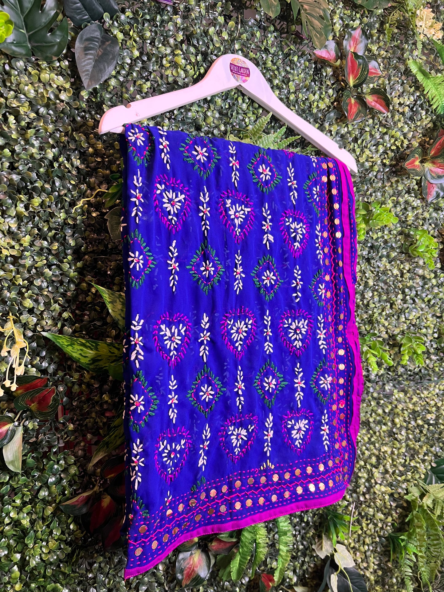 Phulkari Wool Scarf - 84