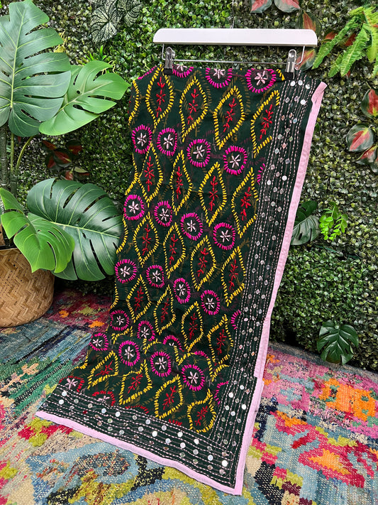 Phulkari Wool Scarf - 44