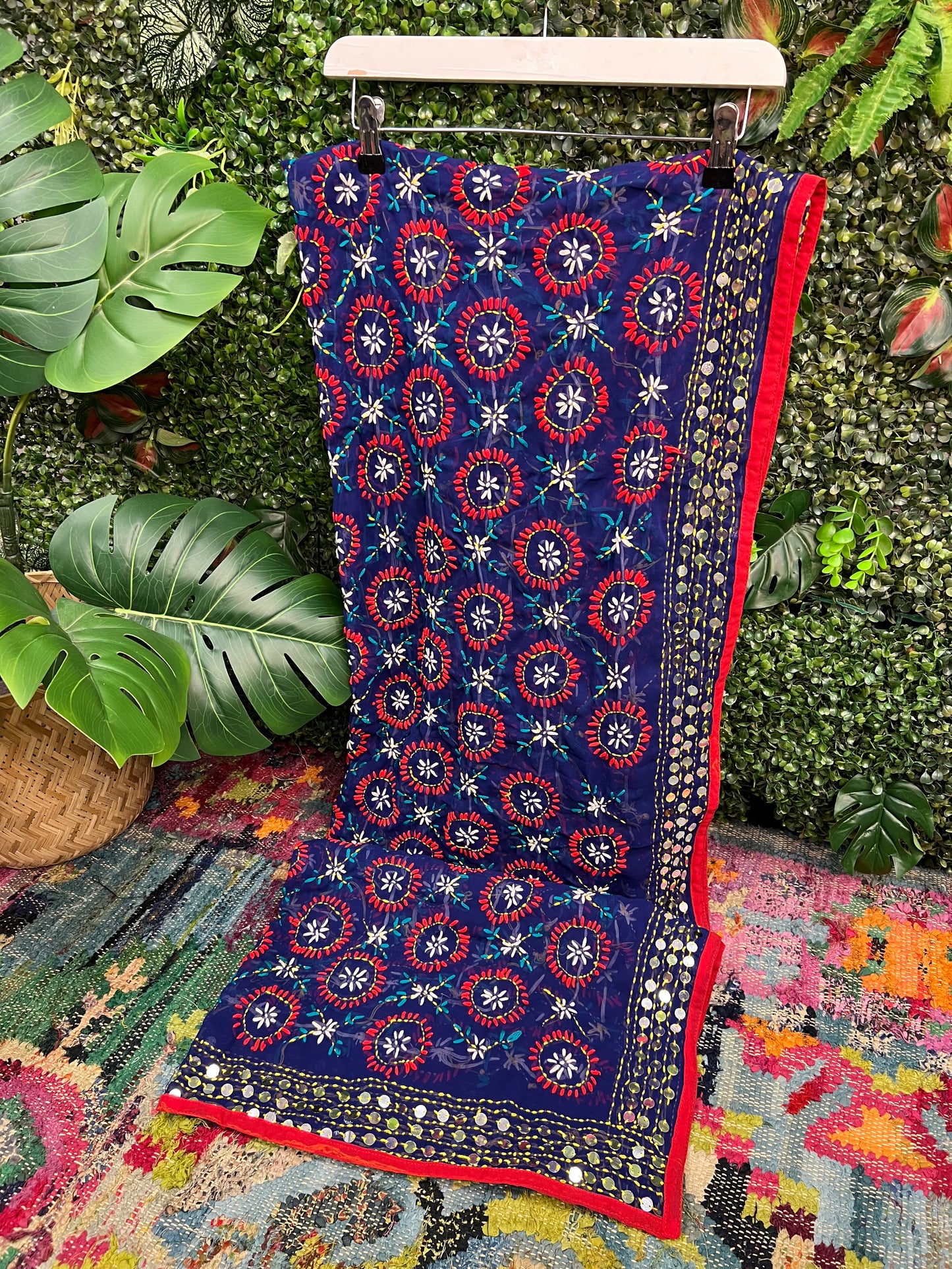 Phulkari Wool Scarf - 45