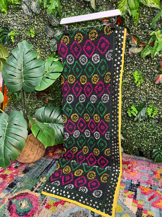 Phulkari Wool Scarf - 50